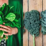 Spinach, kale, and other leafy greens