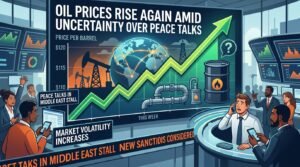 Oil Prices Rise Again Amid Uncertainty Over Peace Talks