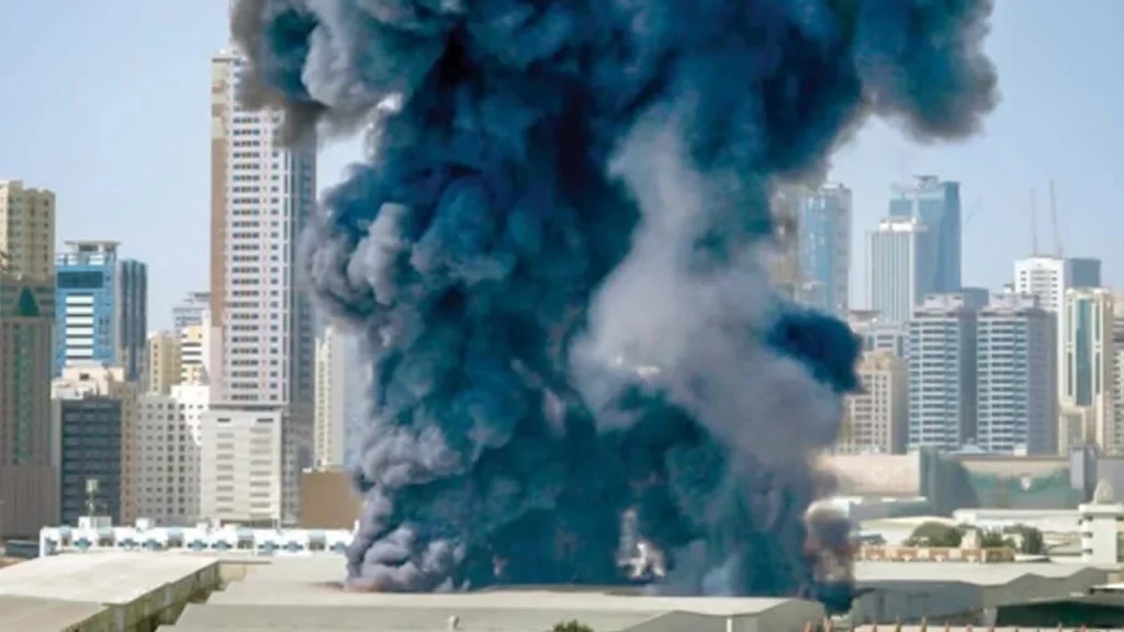 Dubai fire at fuel facility