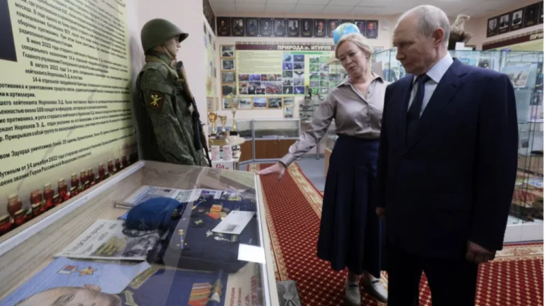 Japan strongly protests Putin s visit to the disputed island.