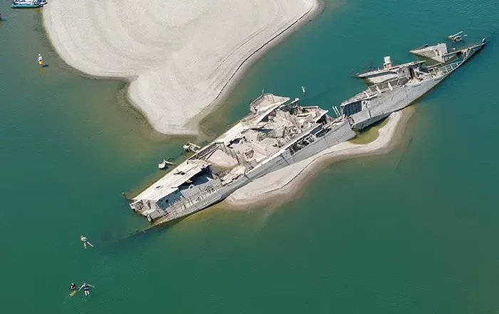 Nazi warship