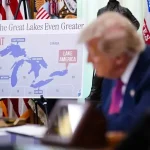Trump renames Lake Ontario to Lake America