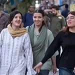 Young Iranian women on the streets without hijabs