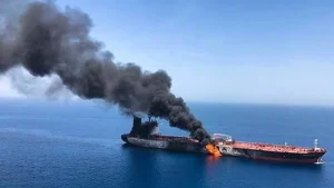 Attack on fuel tanker in Hormuz