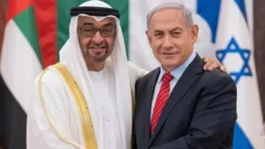 Representatives from 10 countries attended the meeting between Netanyahu and Sheikh Mohammed.