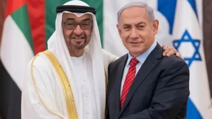 Representatives from 10 countries attended the meeting between Netanyahu and Sheikh Mohammed.