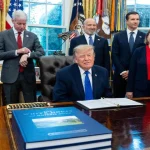 Trump announces construction of the largest steel plant.