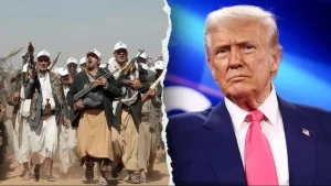 Trump faces new pressure amid Houthi advance in Yemen.