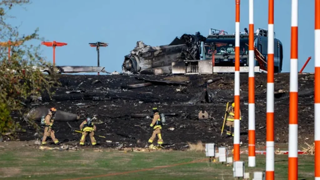 US fighter jet crashes near US base