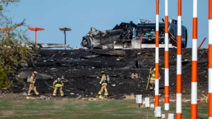 US fighter jet crashes near US base