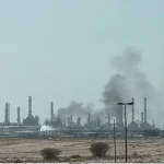 Houthis claim attack on Aramco oil refinery near Riyadh.