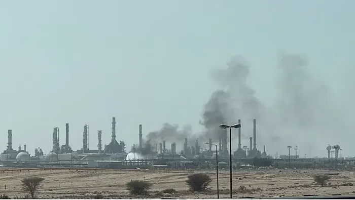 Houthis claim attack on Aramco oil refinery near Riyadh.