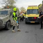 One Israeli killed in a bomb explosion near the Lebanon border.