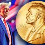 Trump aspires to win the Nobel Peace Prize.