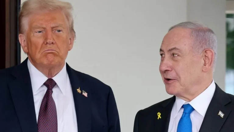 Trump is not supporting Netanyahu.