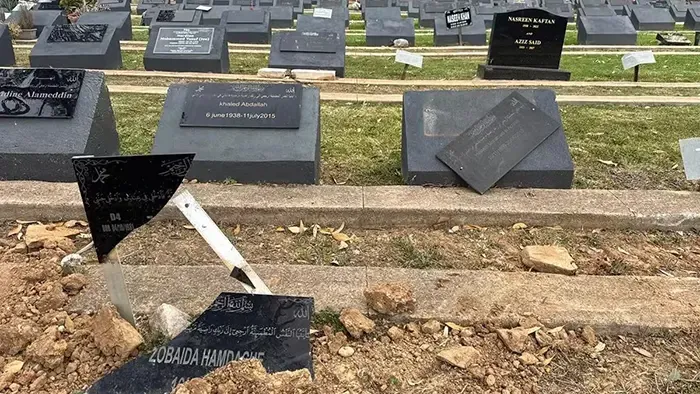 Vandalism at Sydney Cemetery Sparks